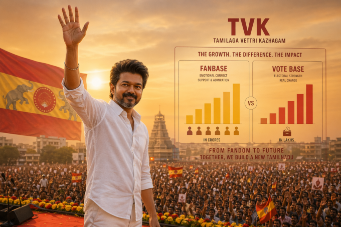 Thalapathy విజయ్ 'TVK party political analysis in Trichy and Perambur 2026 Tamil Nadu Elections