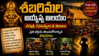 Sabarimala Ayyappa Temple with devotees, sacred 18 steps, Lord Ayyappa idol and spiritual pilgrimage atmosphere in Kerala