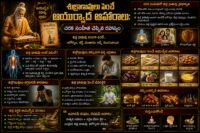 Ayurvedic foods for increasing sperm count and male fertility based on Charaka Samhita, featuring Ashwagandha, Shatavari, almonds, dates, milk and traditional Ayurvedic herbs